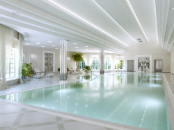 Piscine dans un style moderne