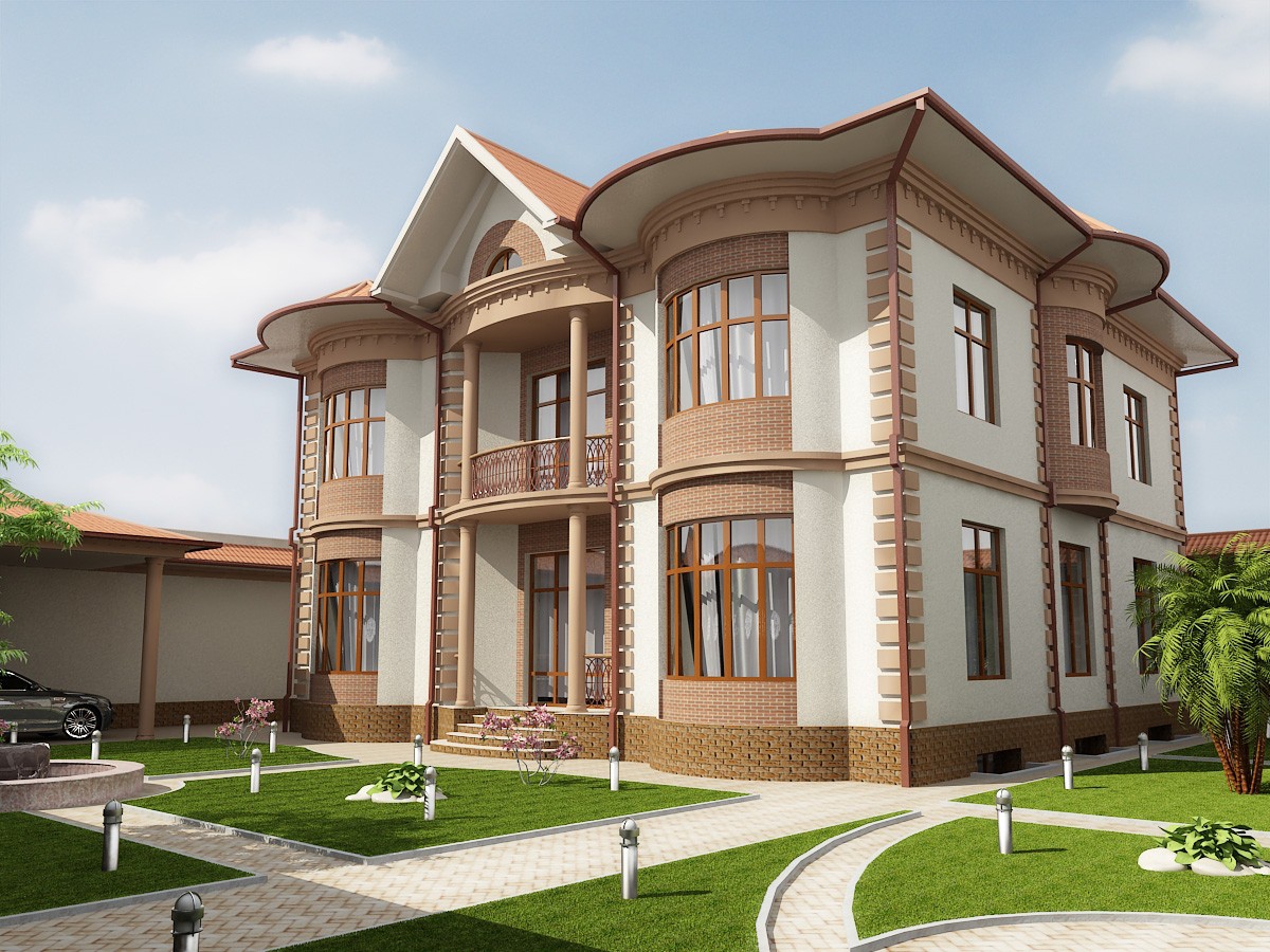 FASAD in 3d max vray resim