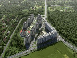 visualizzazione di complesso residenziale