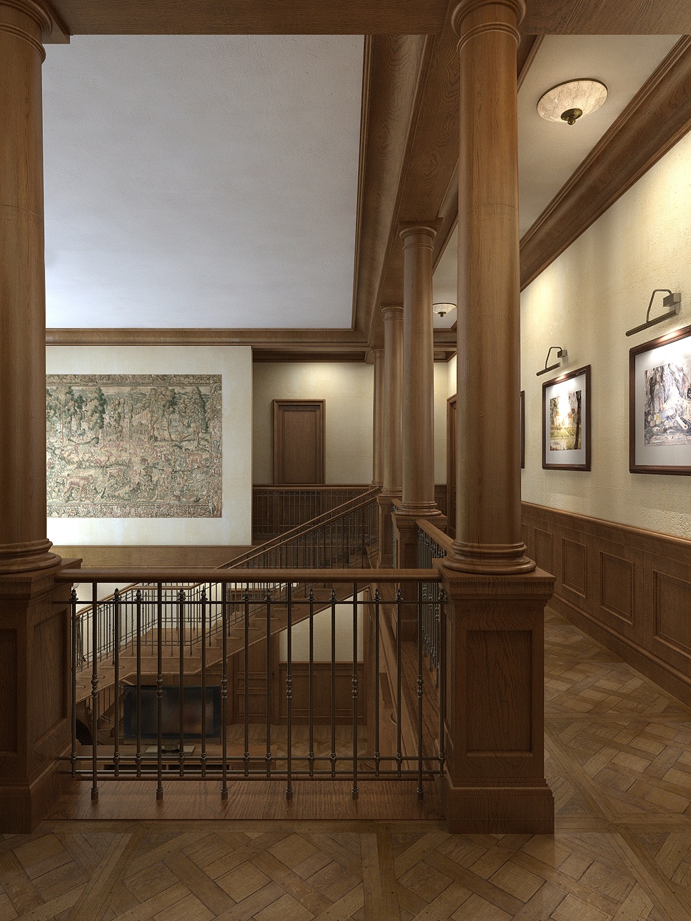 imagen de Casa del general en Blender cycles render