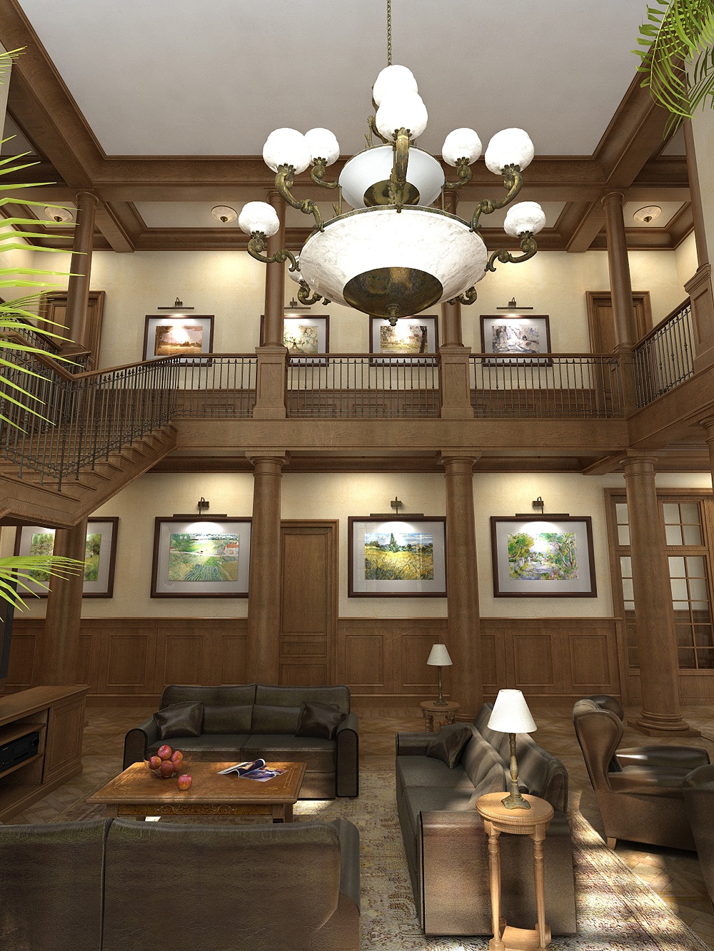 imagen de Casa del general en Blender cycles render