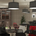 Cafe em estilo moderno. em 3d max vray imagem