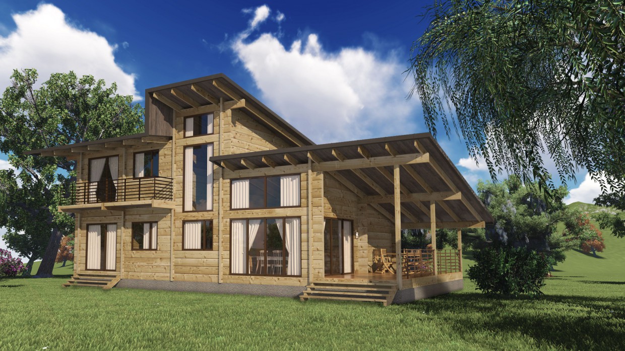 Landhaus in 3d max vray 3.0 Bild