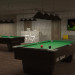 Salle de billard dans 3d max vray image