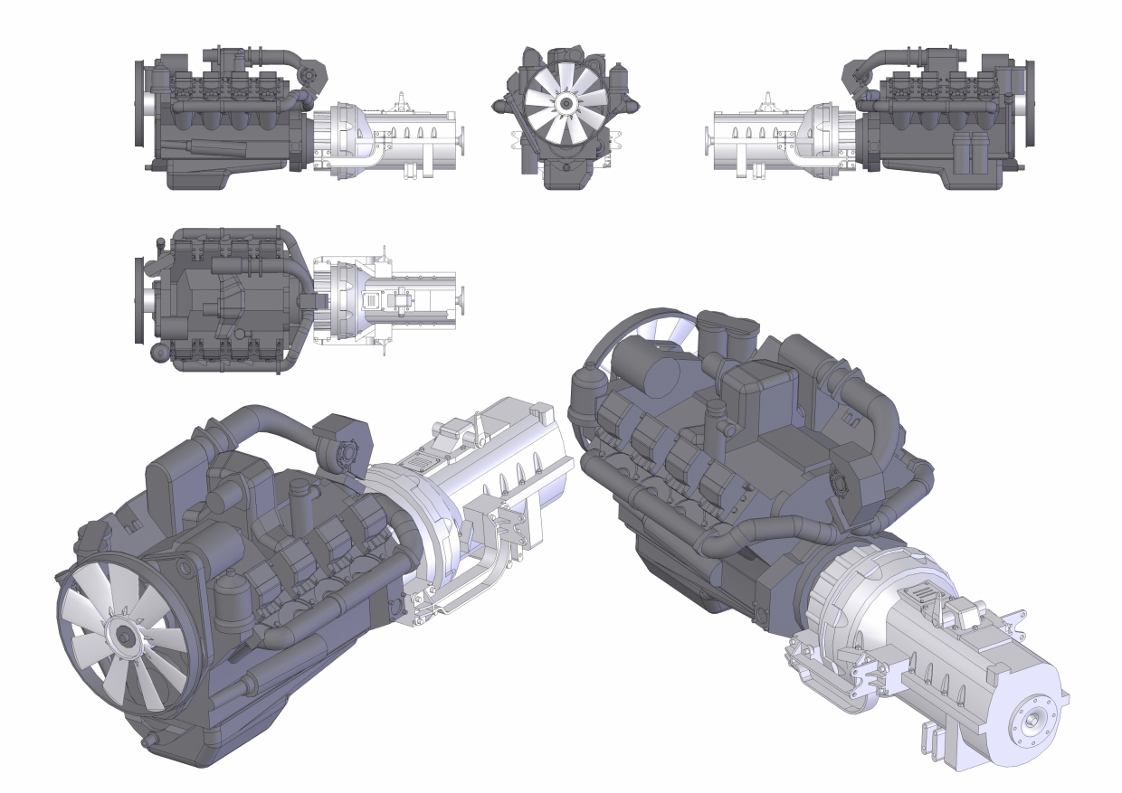 YaMZ-846 dans SolidWorks Other image