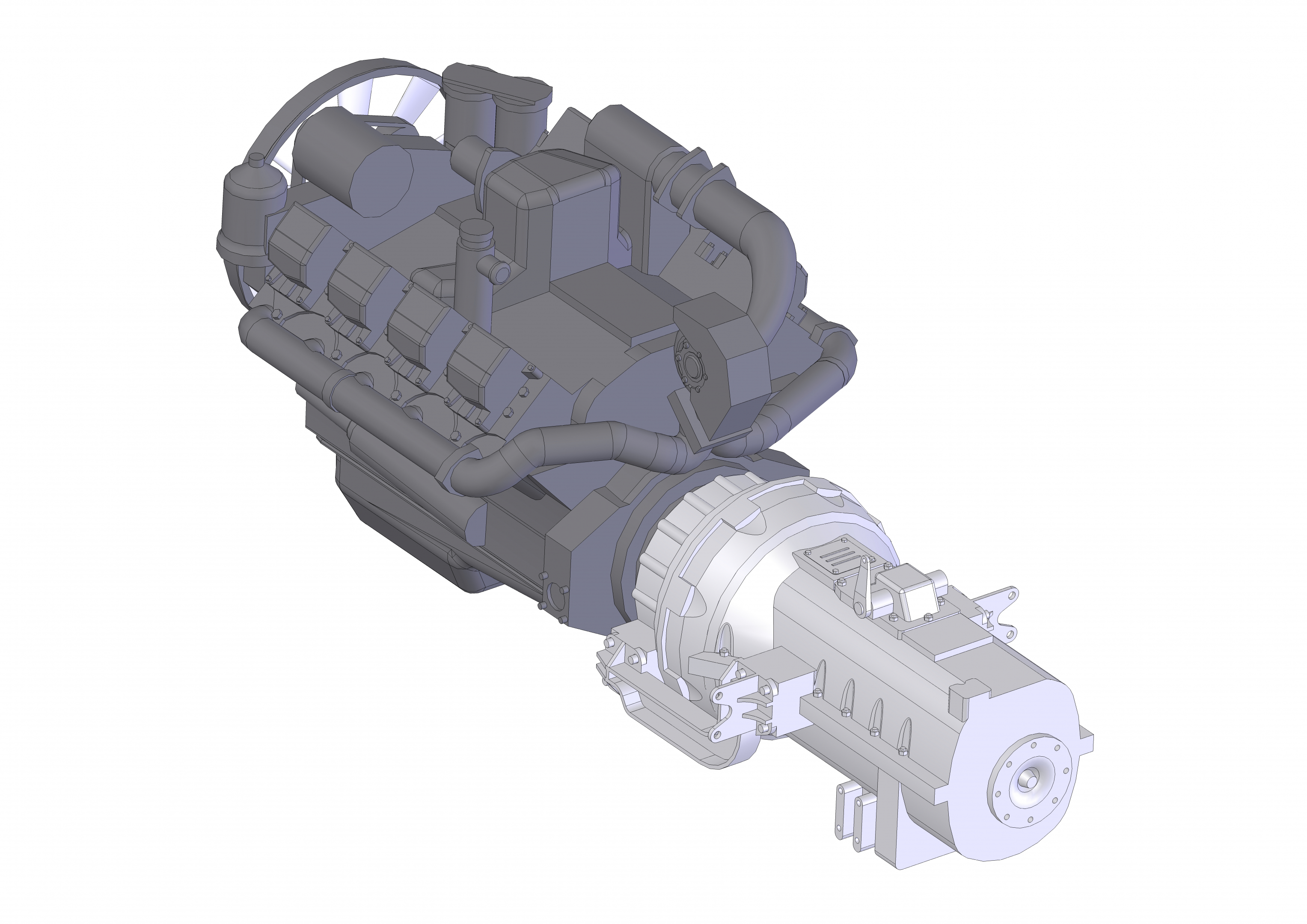 YaMZ-846 in SolidWorks Other Bild