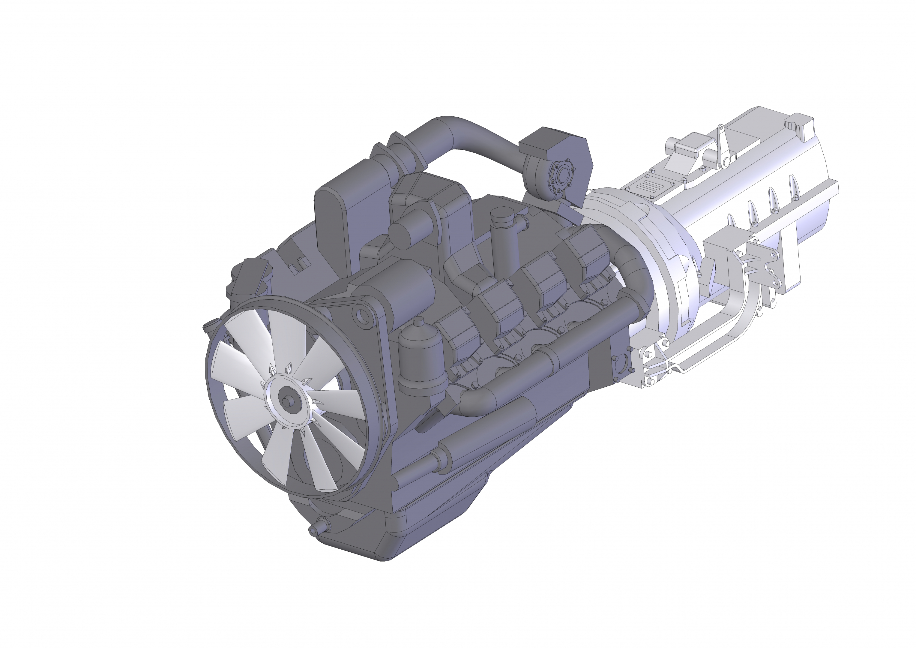 YaMZ-846 in SolidWorks Other Bild