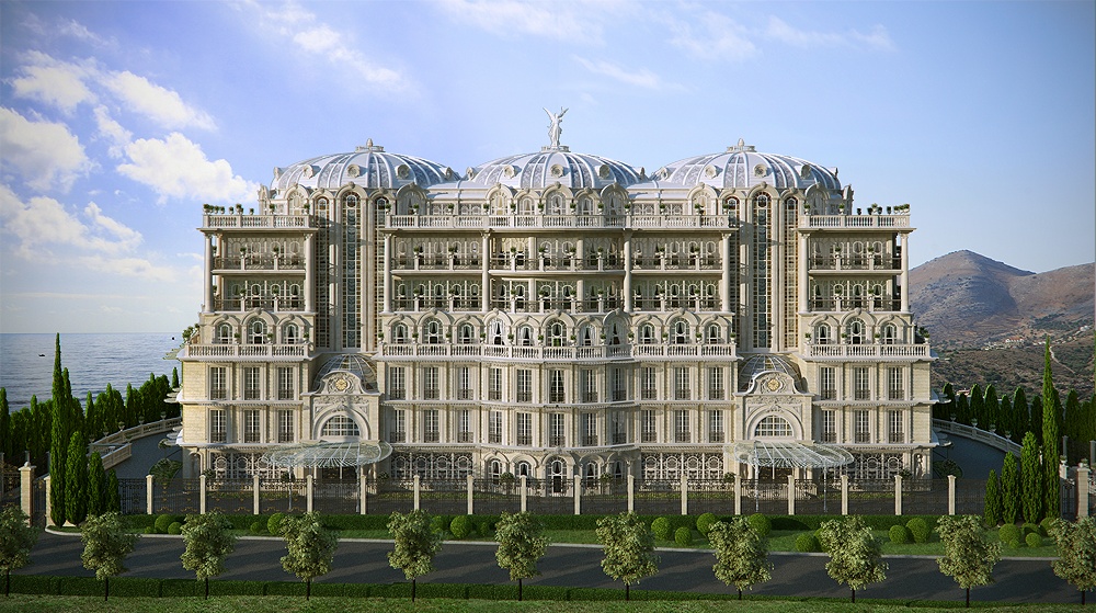 Il progetto a Sochi in 3d max corona render immagine