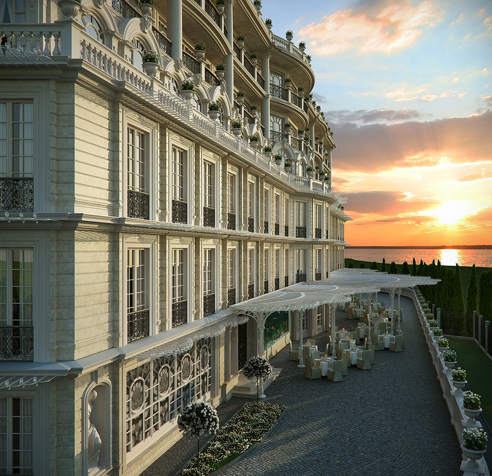 Il progetto a Sochi in 3d max corona render immagine