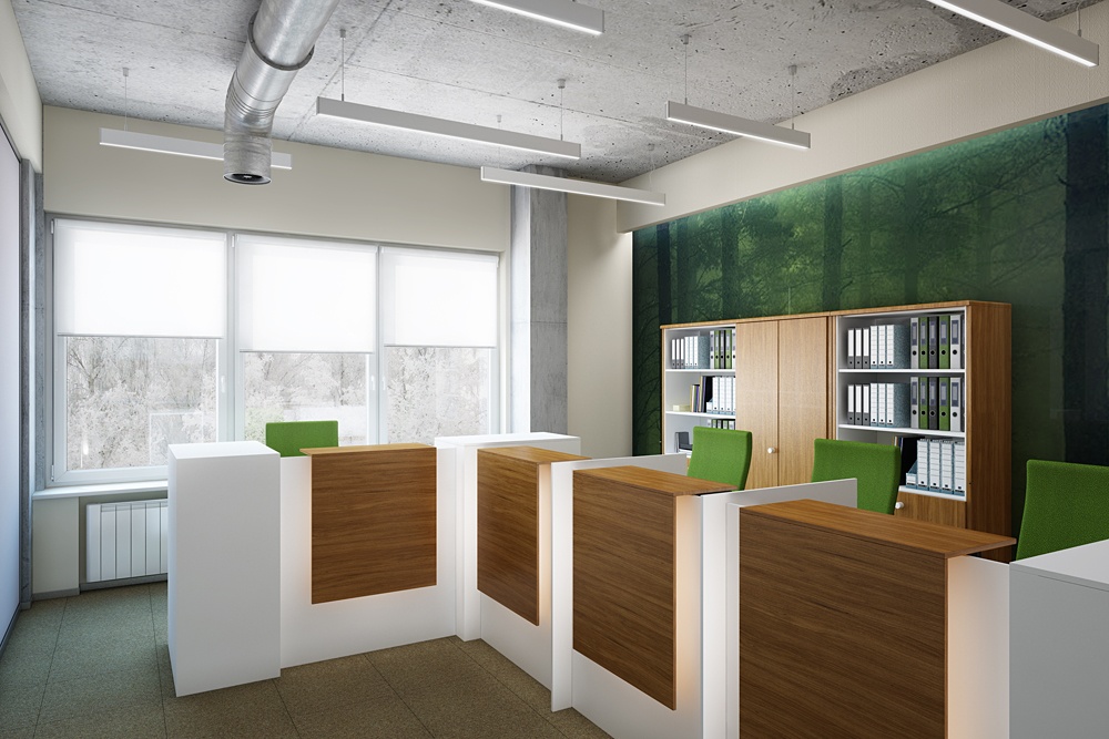 Bureau de la société "KINROSS" (partie 2) dans 3d max corona render image