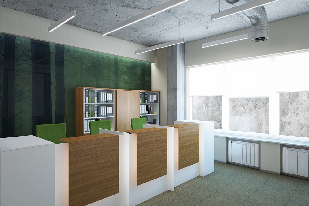 Bureau de la société "KINROSS" (partie 2) dans 3d max corona render image