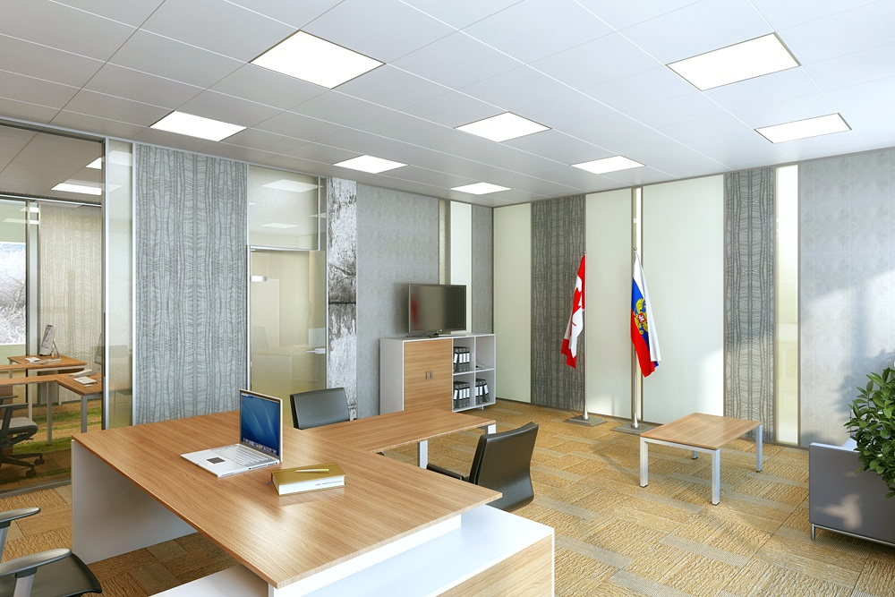 Bureau de la société "KINROSS" (partie 2) dans 3d max corona render image