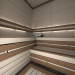 Sauna em 3d max vray imagem