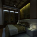 Interno camera da letto in 3d max vray immagine