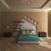 Bedroom in 3d max vray image