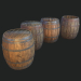 Barrel Set in 3d max Other image