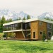 Log cabin em 3d max vray 2.0 imagem