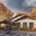 house в 3d max vray изображение