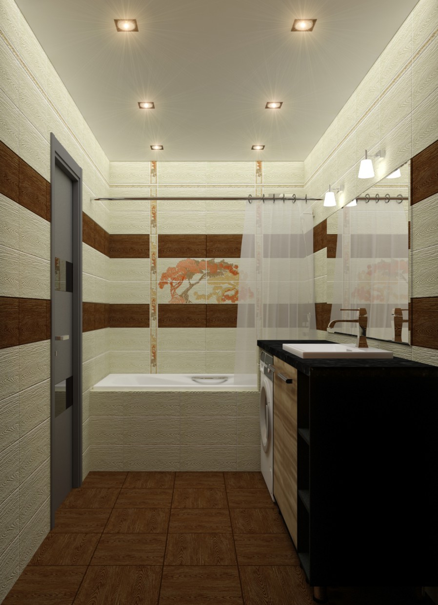 Salle de bain dans 3d max vray image