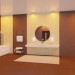 imagen de cuarto de baño en 3d max vray