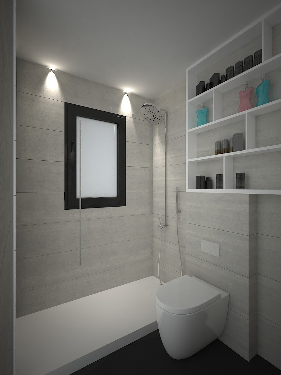 Banyo tasarımı in 3d max vray 2.5 resim