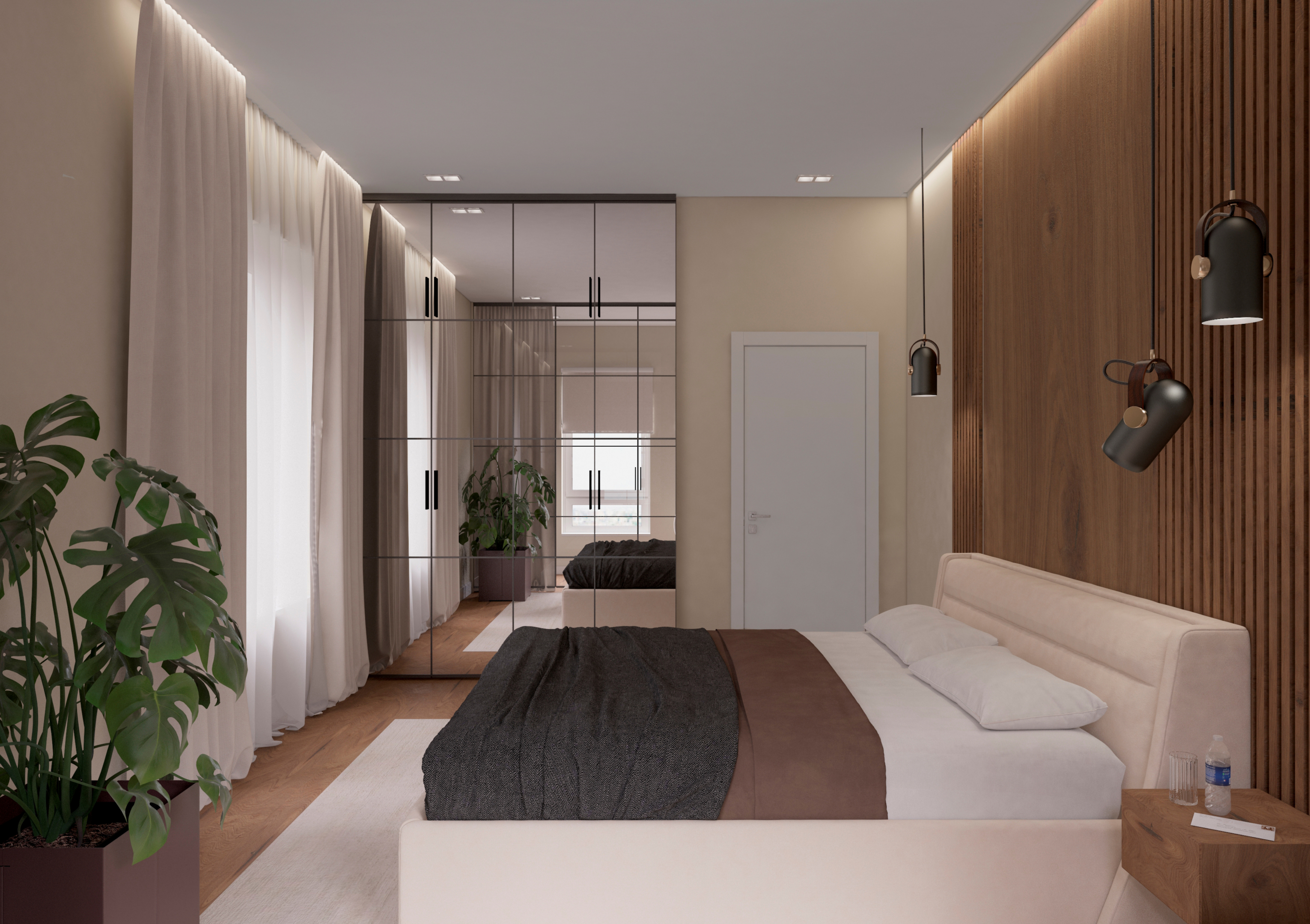 Bedroom in 3d max vray 3.0 image