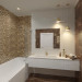 Bagno in 3d max corona render immagine