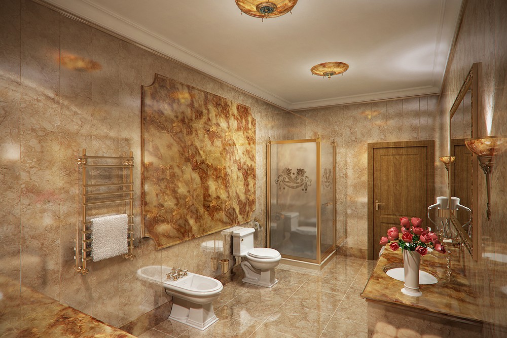 Lavatory in 3d max corona render image