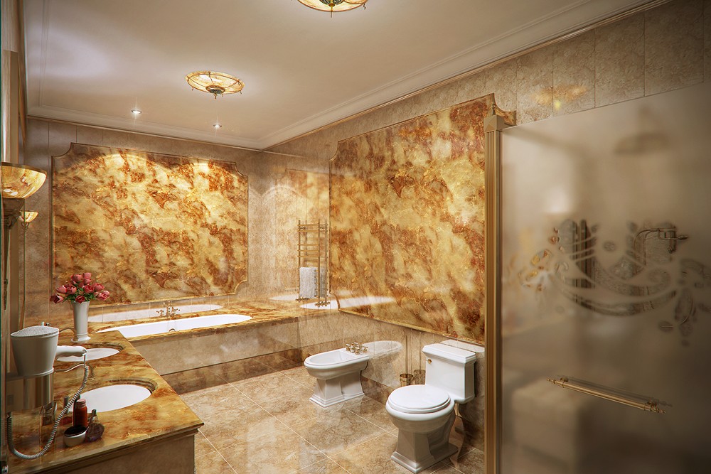 Lavatory in 3d max corona render image