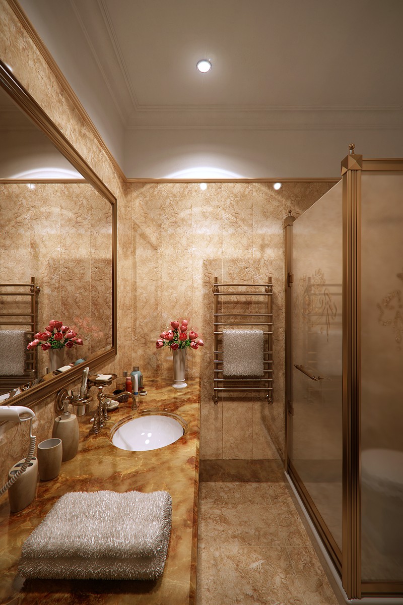 Lavatory in 3d max corona render image