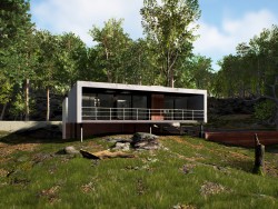 O exterior do motor unreal 4