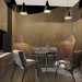 cafe in 3d max vray image