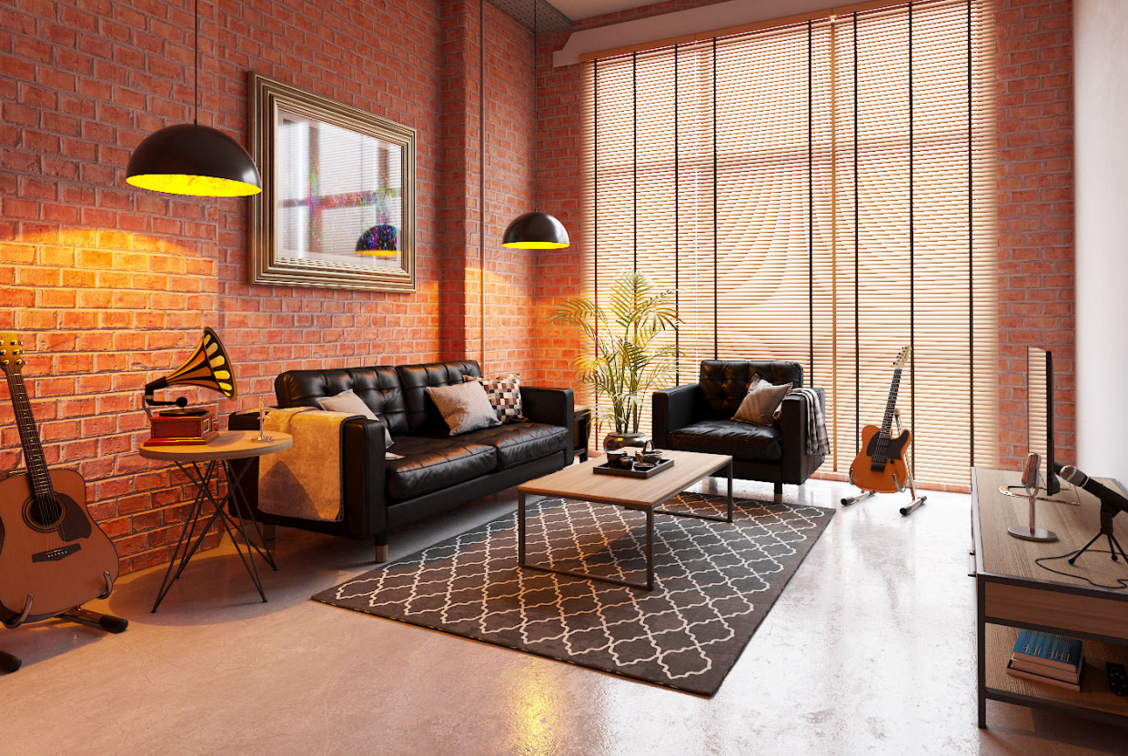 Loft dans 3d max corona render image