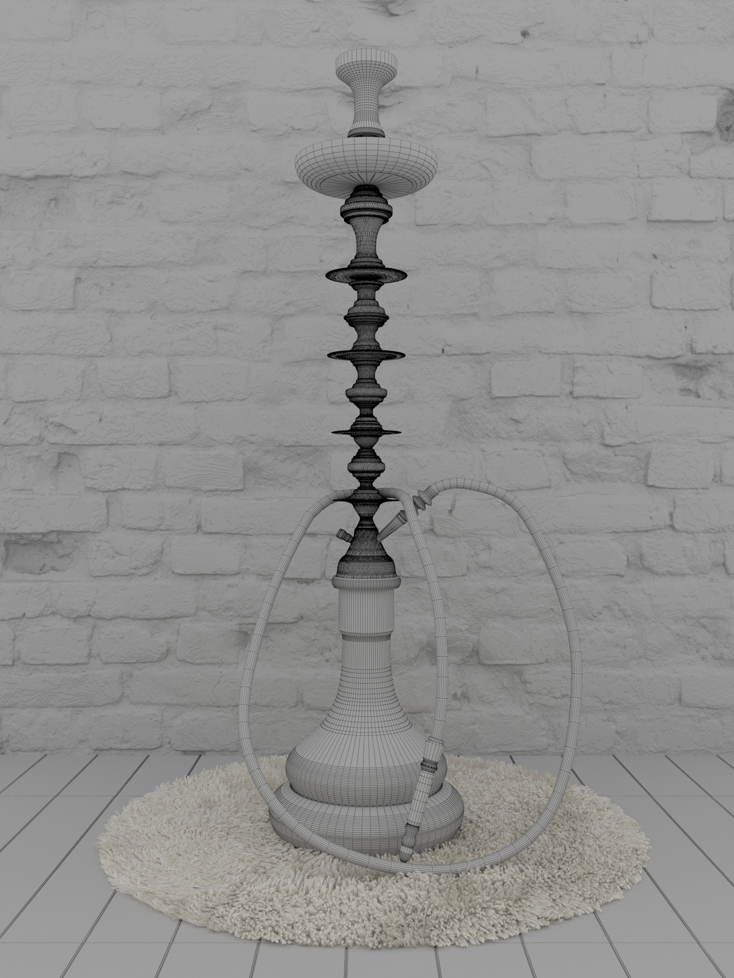 Huka in 3d max corona render Bild