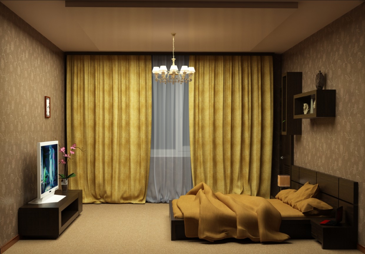 Chambre à coucher dans 3d max vray image