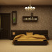 Camera da letto in 3d max vray immagine