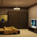 Camera da letto in 3d max vray immagine