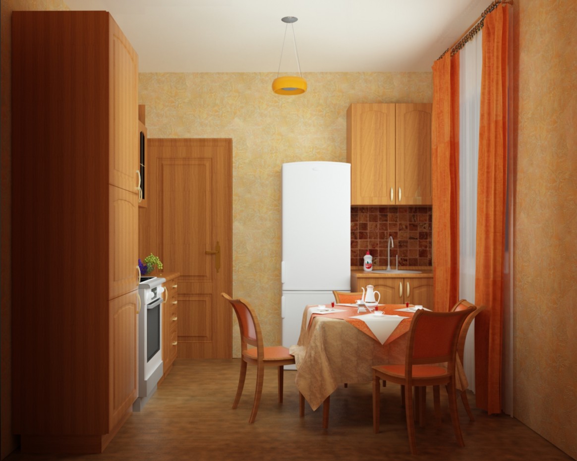 kitchen in 3d max vray image