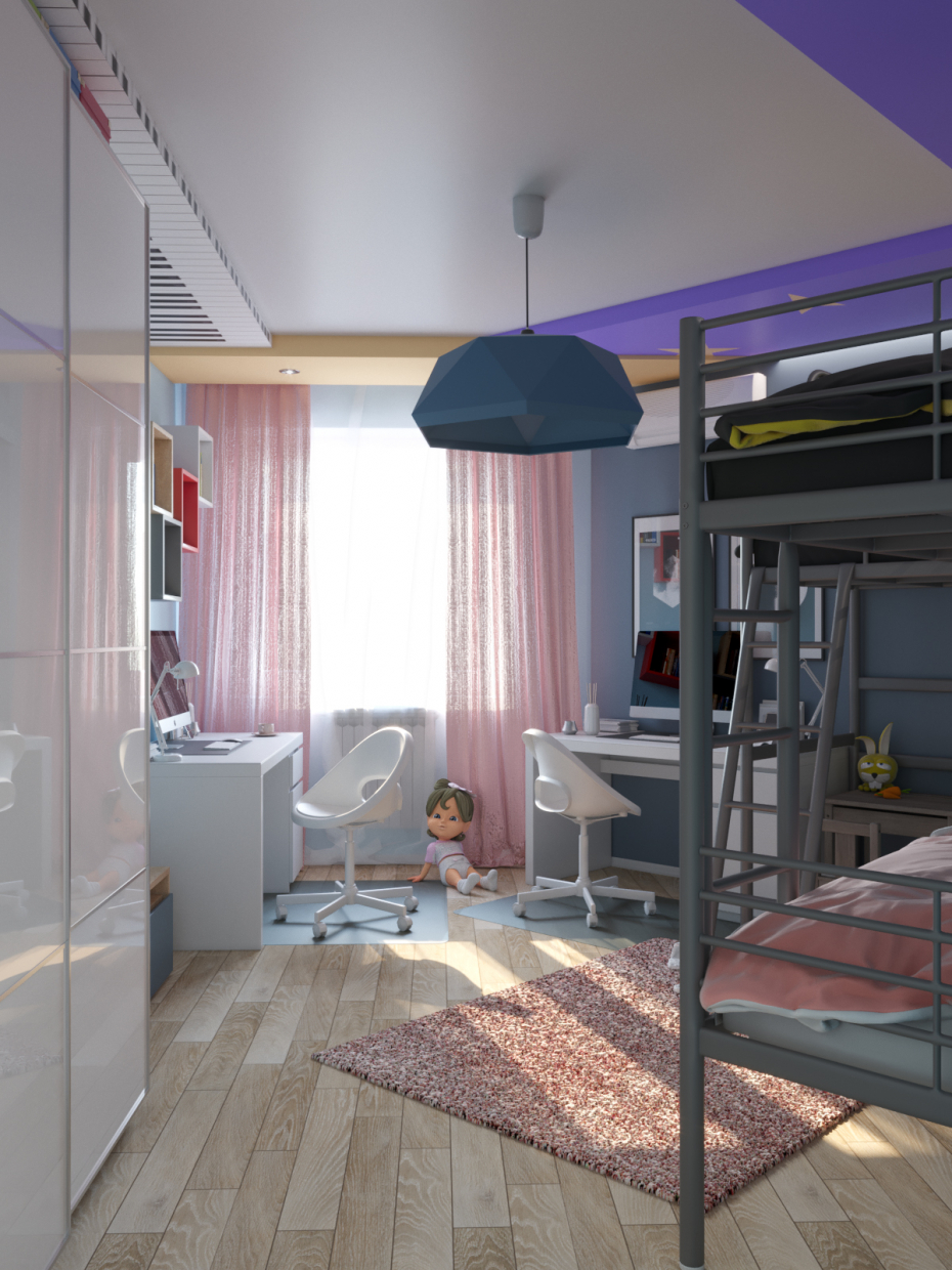 Age of IKEA в 3d max corona render изображение