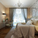 Camera da letto Art Deco in 3d max vray immagine