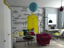 habitación de 20 metros cuadrados que viven. m.