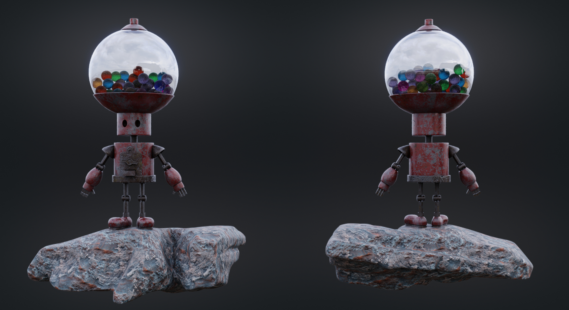 "Robolanet" dans Blender cycles render image