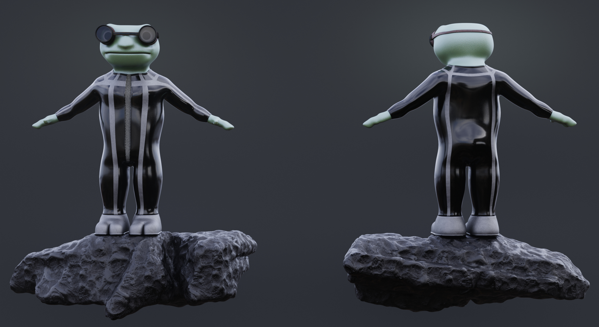 "Robolanet" dans Blender cycles render image