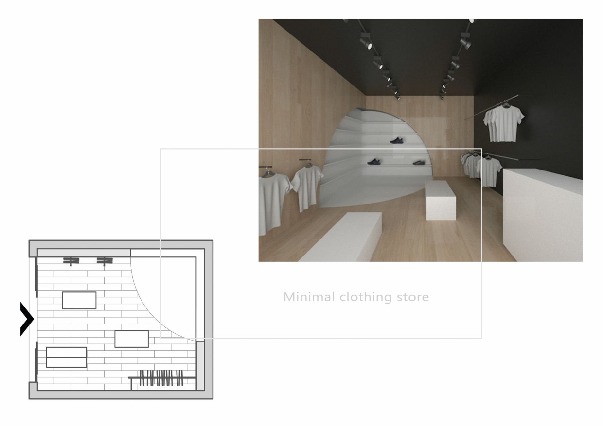 Роздрібна дизайн в 3d max vray 2.5 зображення