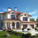 Grande maison dans Blender cycles render image