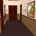 corridor in 3d max mental ray image