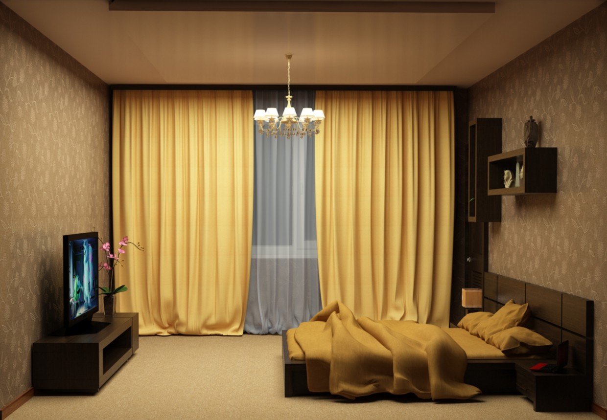 Chambre à coucher dans 3d max vray image