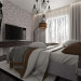 Chambre à coucher dans 3d max corona render image