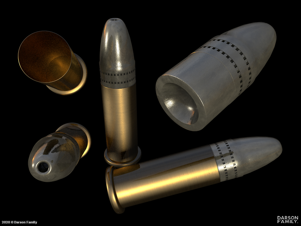 .22 Long Rifle True Model in Cinema 4d Other image