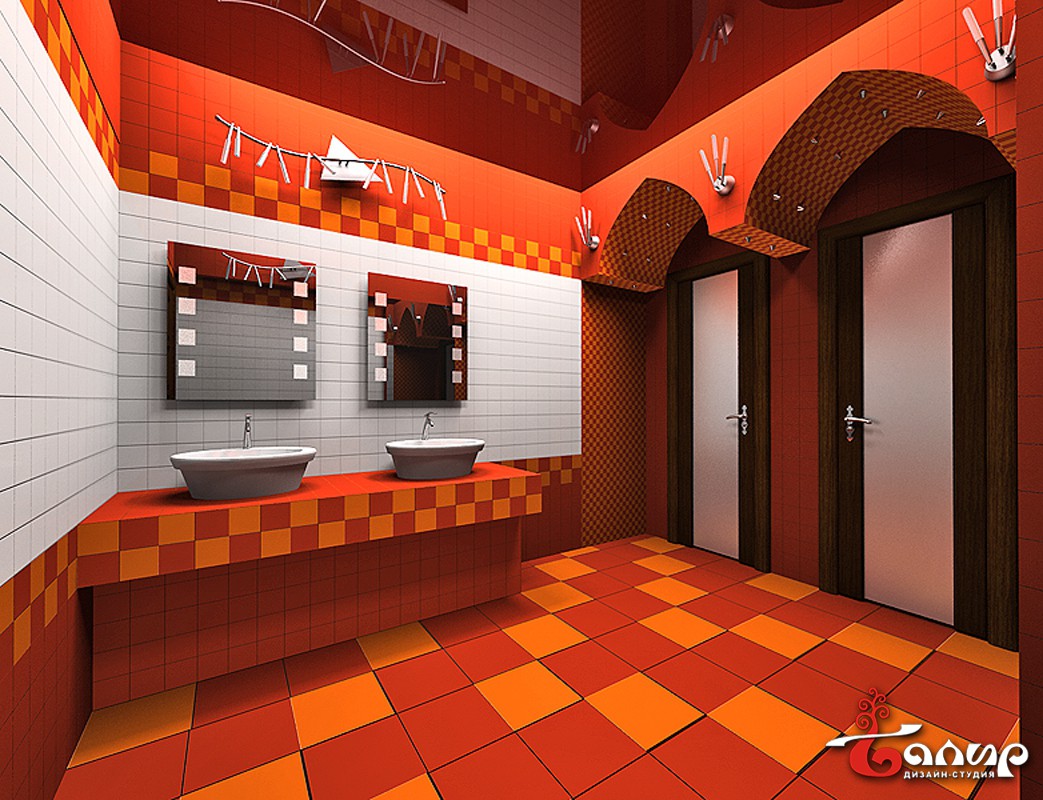 WC public dans 3d max vray image